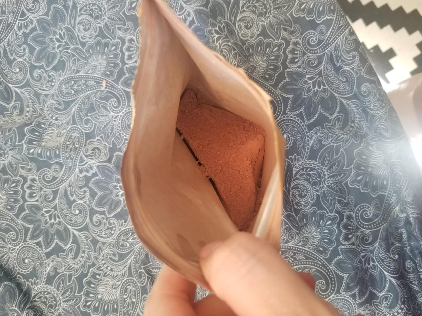 Customer photo review of French Pink Clay Powder