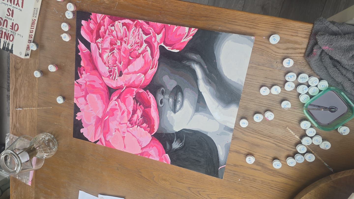 Customer photo review of Surprise Painting | Paint by Numbers