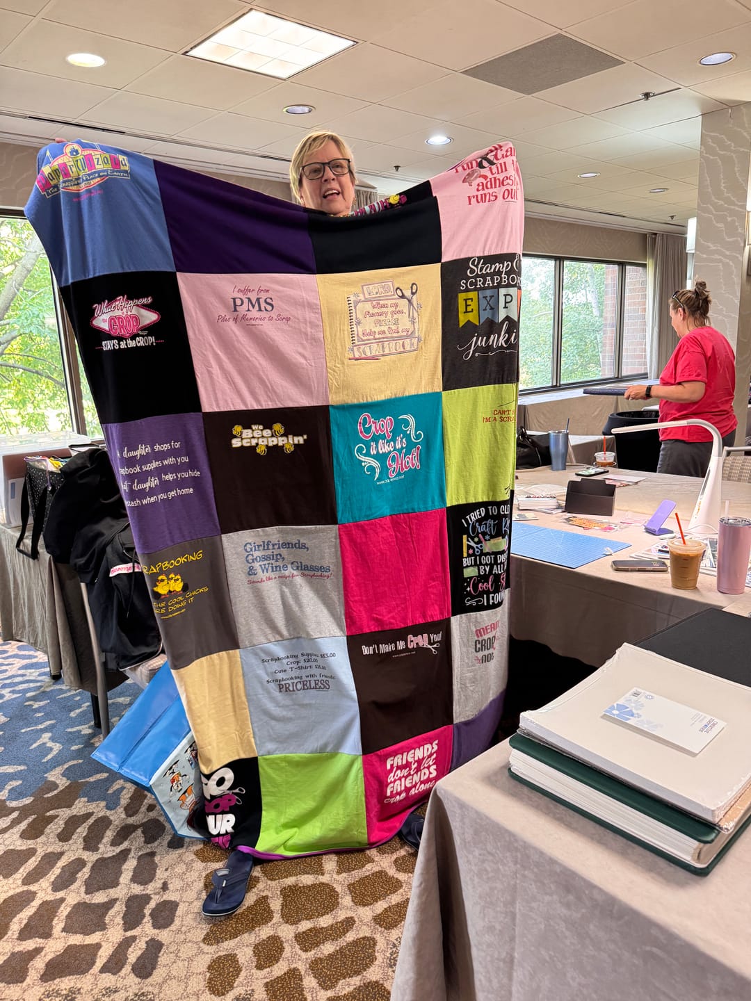 Customer photo review of Project Repat T-Shirt Quilt
