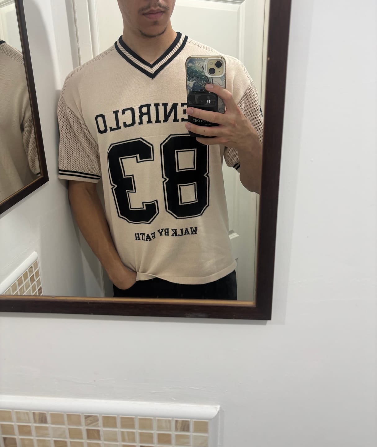 Customer photo review of God’s Timing 83 knit Jersey - Cream