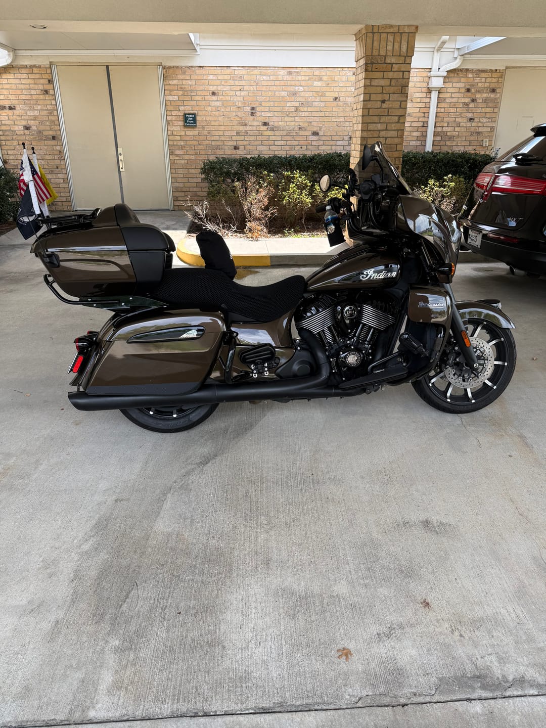 Customer photo review of Wind Rider Seat Cover