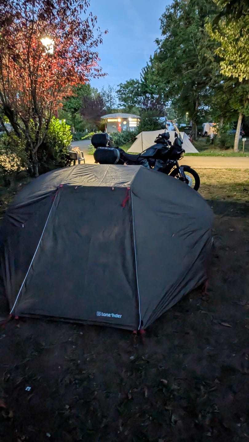 Customer photo review of ADVTent - Adventure Motorcycle Tent