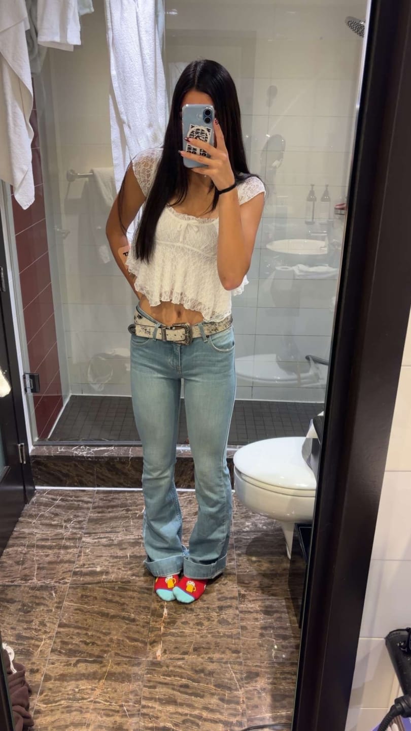 Customer photo review of Kimes Ranch Lola Soho Fade Jeans