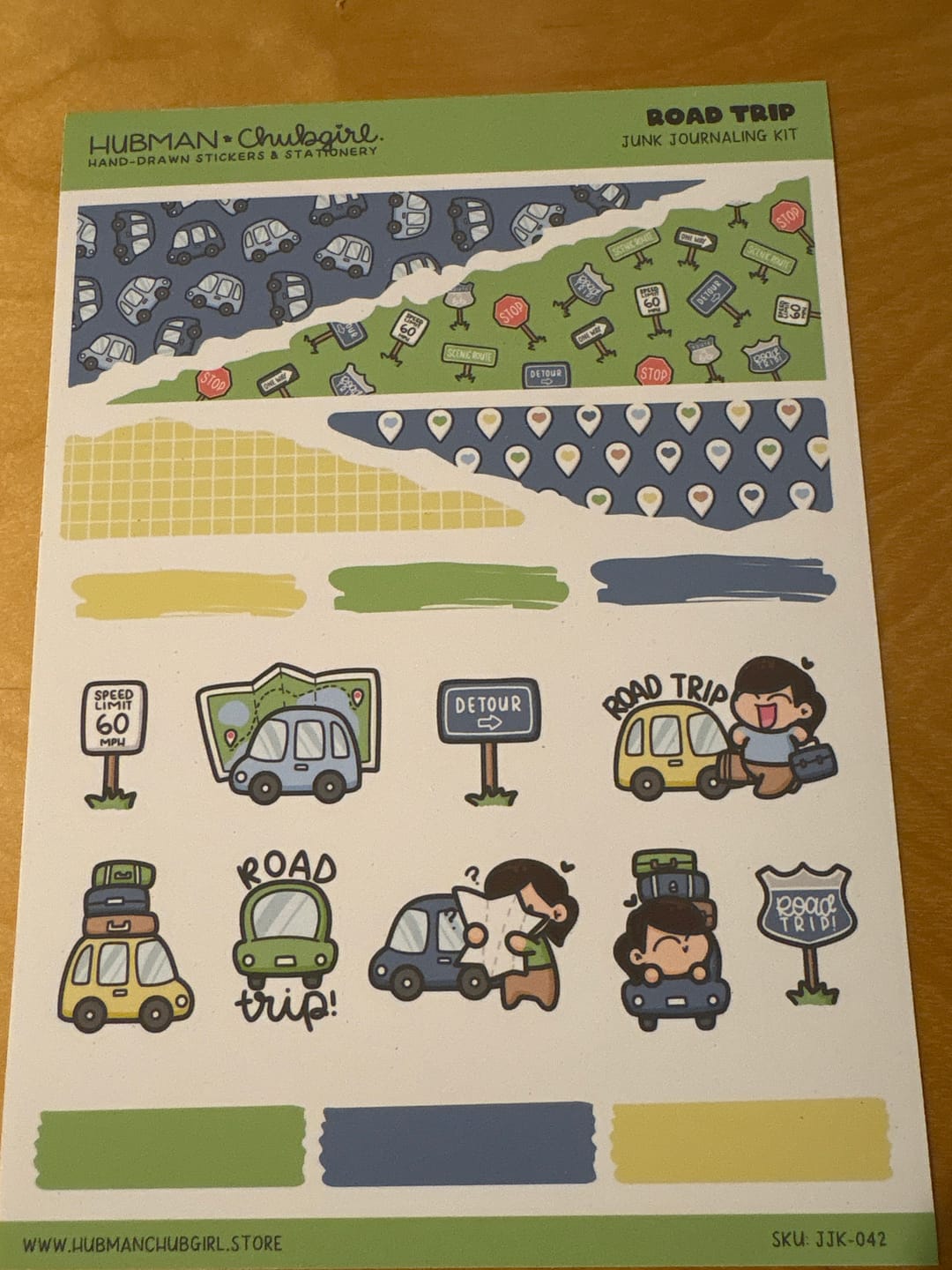 Customer photo review of Road Trip Days Junk Journaling Kit